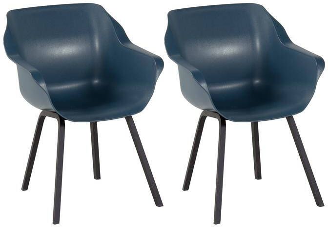 Hartman Sophie Element Tuinstoel Set van 2 Steel Blue