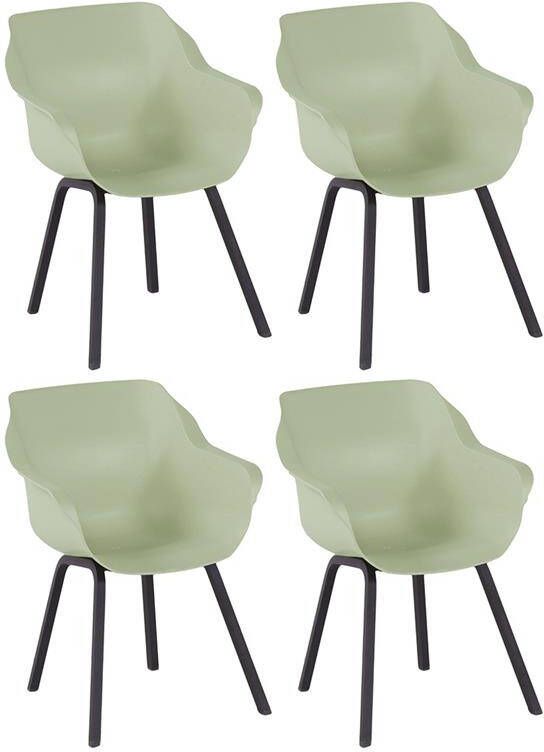 Hartman Sophie Element dining armstoel- French green 4 st.