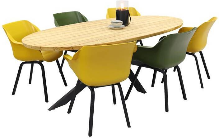 Hartman Sophie element yellow|green|Taste Prado 240x115 cm. tuinset