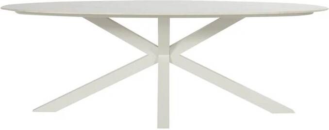 Hartman Xander Tuintafel Ovaal B 220 x D 120 cm Wit