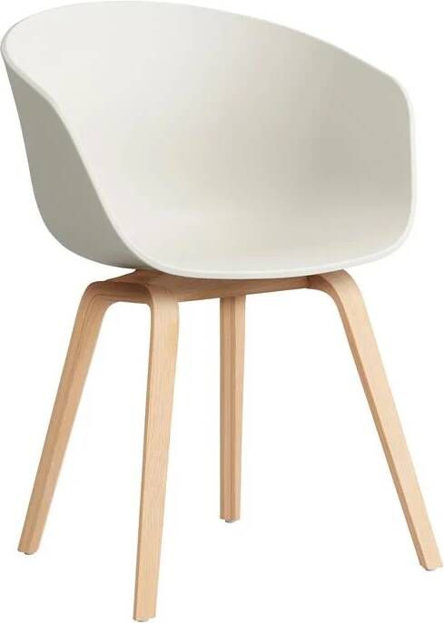 HAY About a Chair AAC22 Stoel Soaped Oak Melange Cream