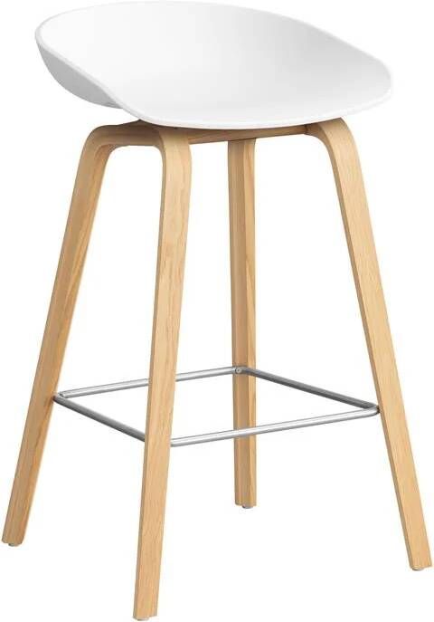 HAY About a Stool AAS32 Barkruk H 65 cm Oak White