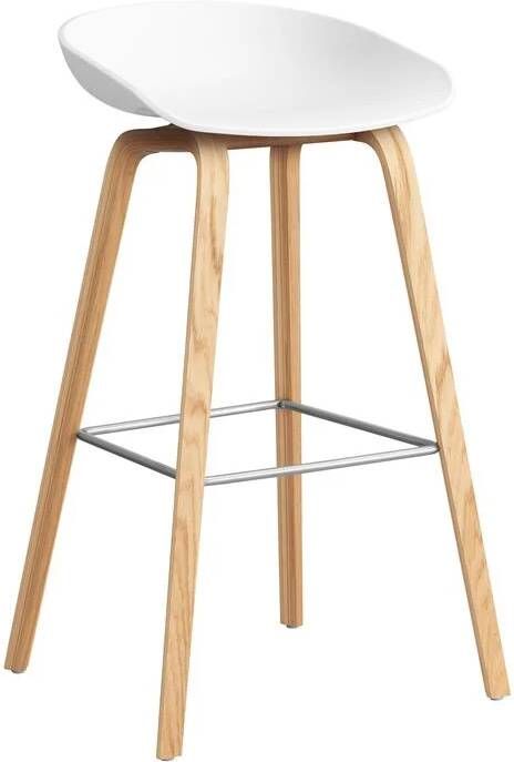 HAY About a Stool AAS32 Barkruk H 75 cm Oak White