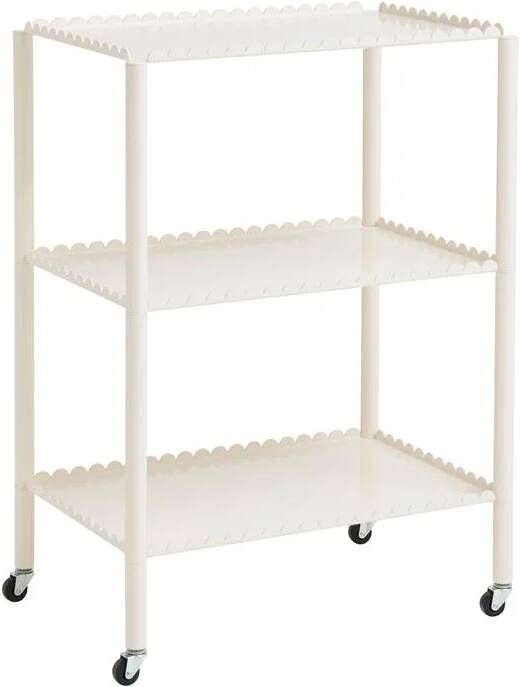 HAY Arcs Trolley High Bijzettafel Eggshell