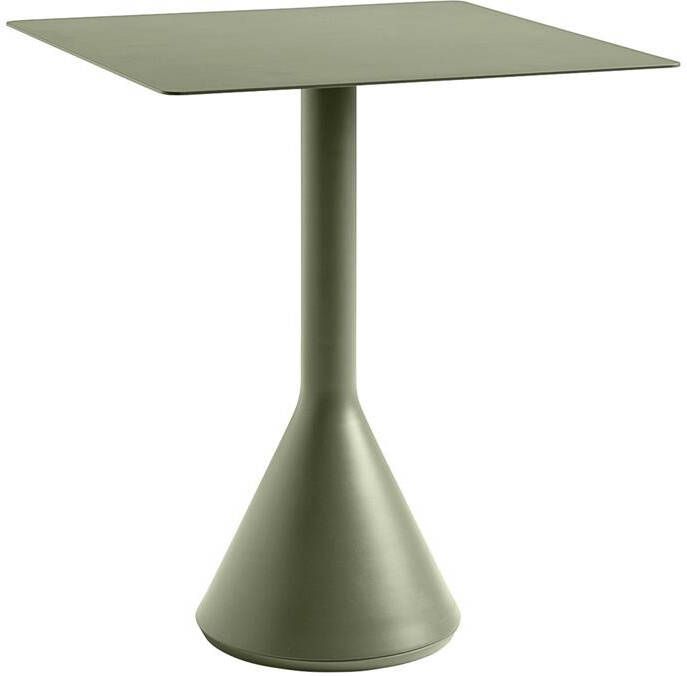 HAY Palissade Cone Tafel 65 x 65 cm Olijfgroen