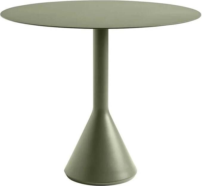 HAY Palissade Cone Tafel Ø 90 cm Olijfgroen