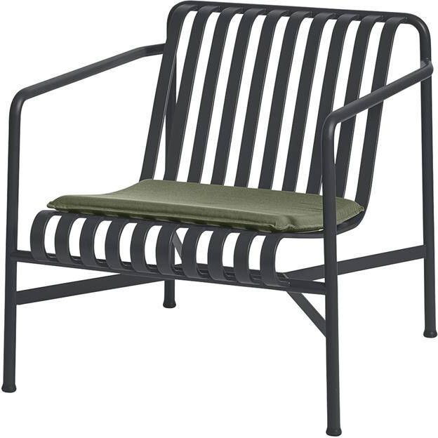 HAY Palissade Seat Zitkussen voor Lounge Chair High & Low Olijfgroen