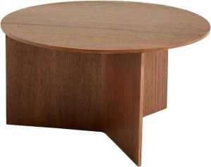 HAY Slit XL Salontafel Ø65 cm Walnut