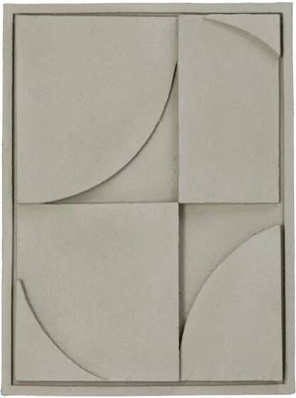 HD Collection Wanddeco D Abstract Beige Polystone