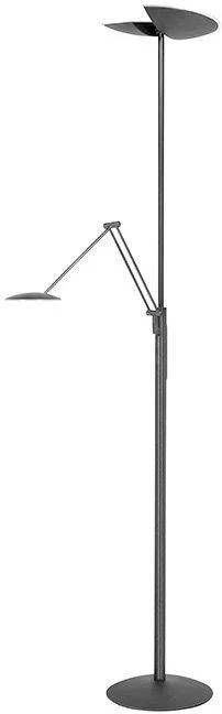 Highlight Sapporo Vloerlamp LED 2 lichts zwart CCT dimbaar