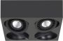Highlight Spot eye 4 x 5w vierkant led mat zwart dimbaar - Thumbnail 2