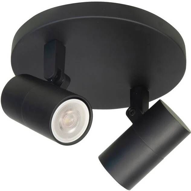 Highlight Spot Piccolo Zwart GU10 mini 35mm 2-Lichts Ø 15cm