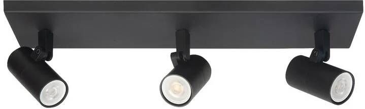 Highlight Spot Piccolo Zwart GU10 mini 35mm 3-Lichts Balk