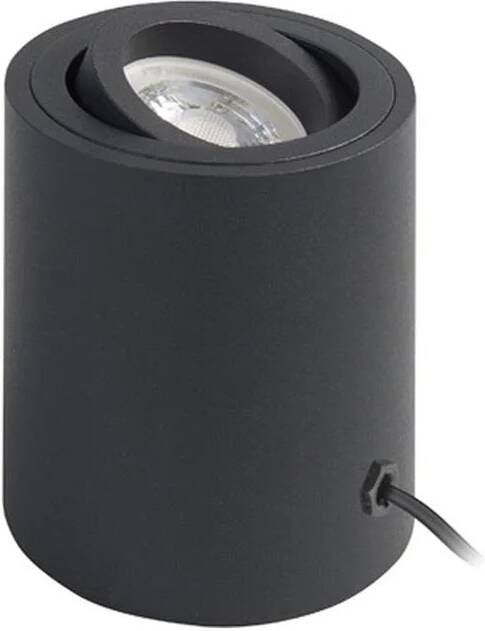 Highlight Tafellamp Rebel Zwart Rond Ø 8cm excl. lichtbron
