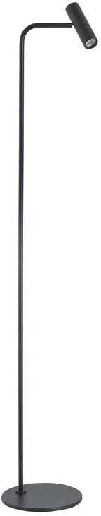 Highlight Vloerlamp Trend Zwart 1 lichts 132cm mini GU10