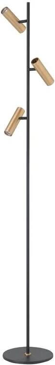 Highlight Vloerlamp Trend Zwart| Goud 3 lichts 158cm mini GU10