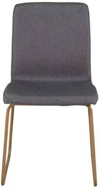Hioshop 2 x Mace eetkamerstoel grijs.