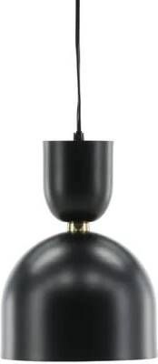 Hioshop Tim verlichting hanglamp 20x20x120cm staal zwart.