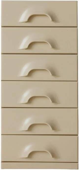 HKliving Chest Ladekast 6 Lades Cream