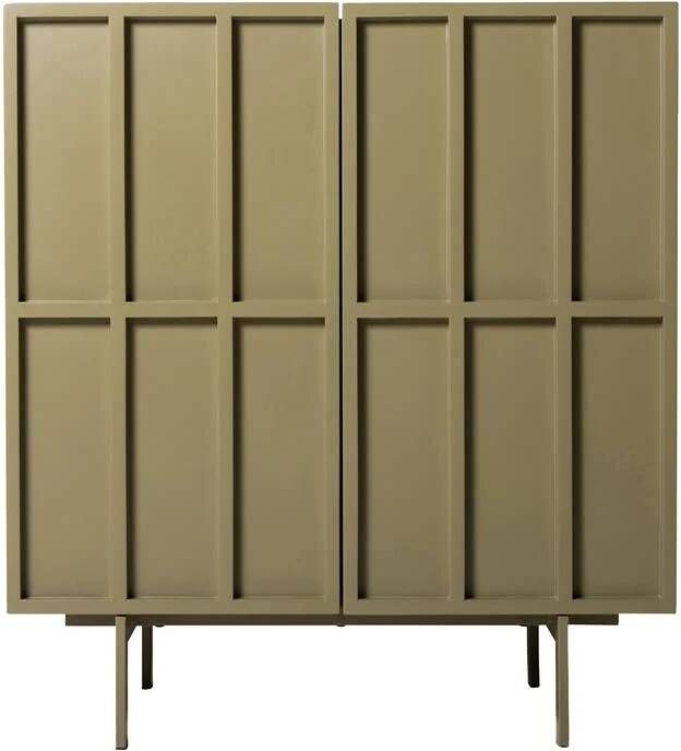 HKLIVING Cupboard Opbergkast Olive Green