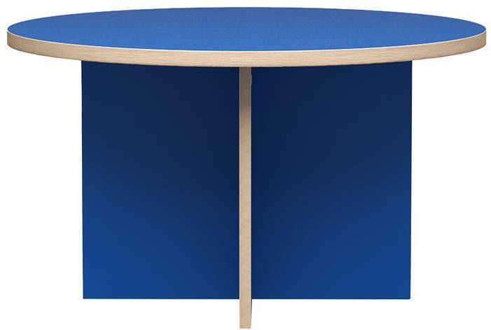 HKliving Dining Table Eettafel -Ø 130 cm Blue