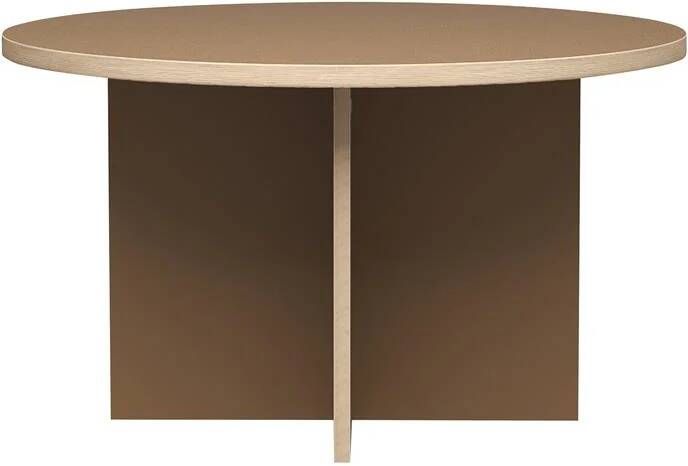 HKliving Dining Table Eettafel -Ø 130 cm Brown