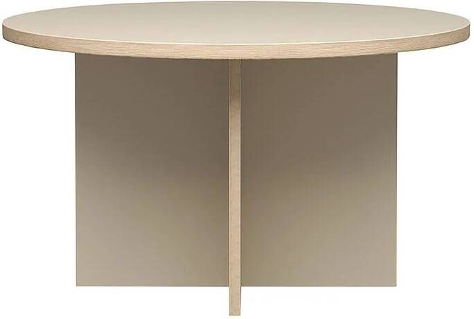 HKliving Dining Table Eettafel -Ø 130 cm Cream