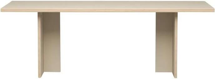 HKliving Dining Table Eettafel 220 x 90 cm Cream