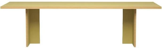 HKliving Dining Table Eettafel 280 x 100 cm Olive