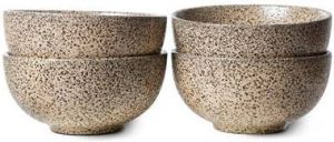 HKliving Gradient Ceramics Kom Ø 13 cm Set van 4