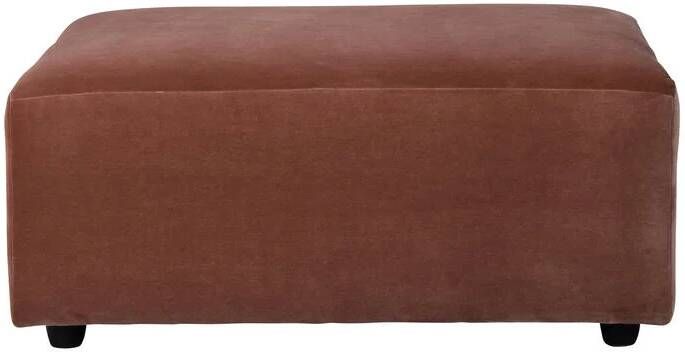 HKLIVING Jax Bank Element Hocker Royal Velvet Magnolia