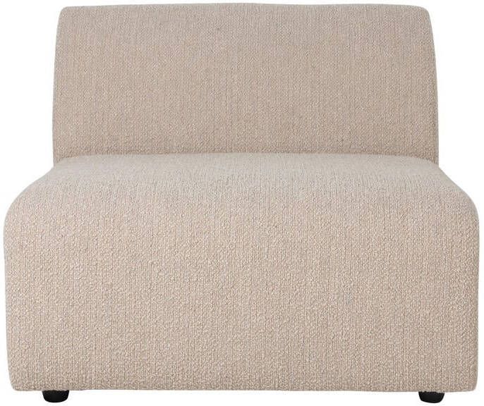 HKLIVING Jax Bank Element Middenstuk Bouclé Taupe