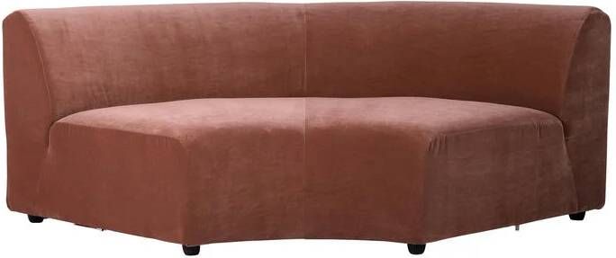 HKLIVING Jax Bank Element Middenstuk Rond Royal Velvet Magnolia