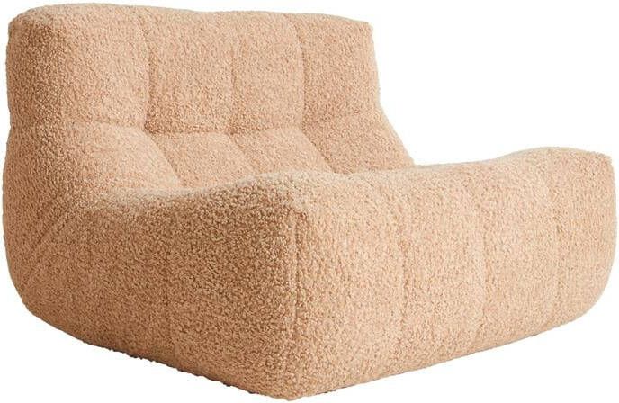 HKLIVING Lazy Lounge Fauteuil Frizz Beige