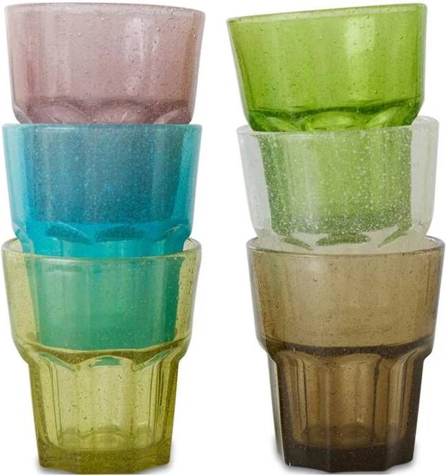 HKLIVING Mineral waterglas (set van 6)