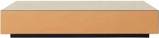 HKLIVING Salontafel Mirror Glas 80 x 55cm Smokey Brown