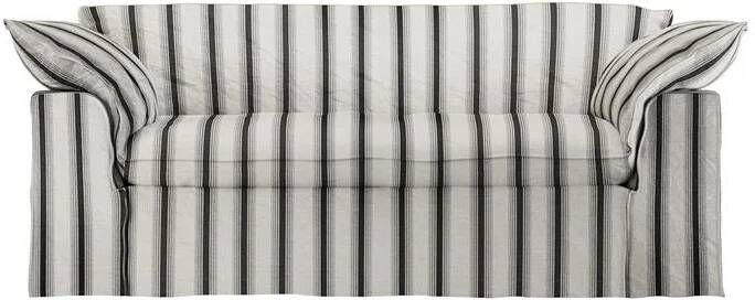 HKLIVING 2-zits Bank Nomad 204cm Rocco stof Chalkstripe