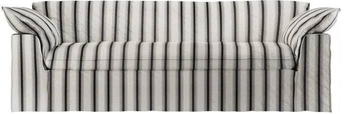 HKLIVING 3-zits Bank Nomad 244cm Rocco stof Chalkstripe