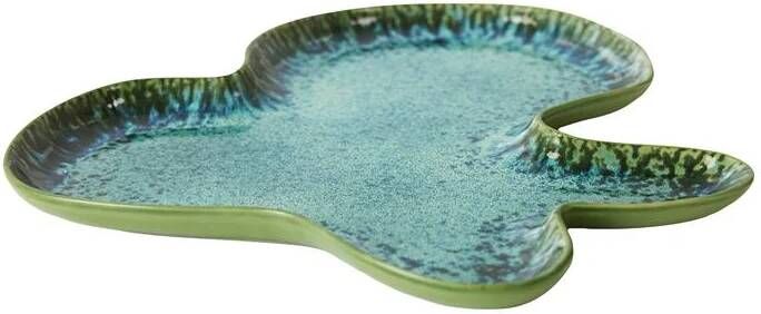 HKLIVING Shell Serveerbord Teal