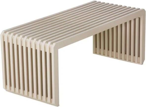 HKLIVING Slatted Bankje Sand