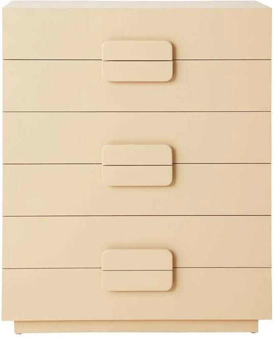 HKLIVING Spacious Ladekast 6 Lades Crème