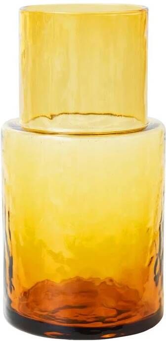 HKLIVING Tube karaf amber