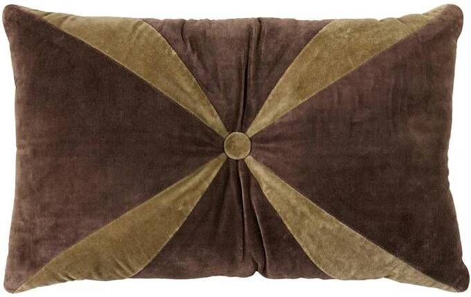 HKLIVING Velvet Sierkussen 30 x 50 cm Brown