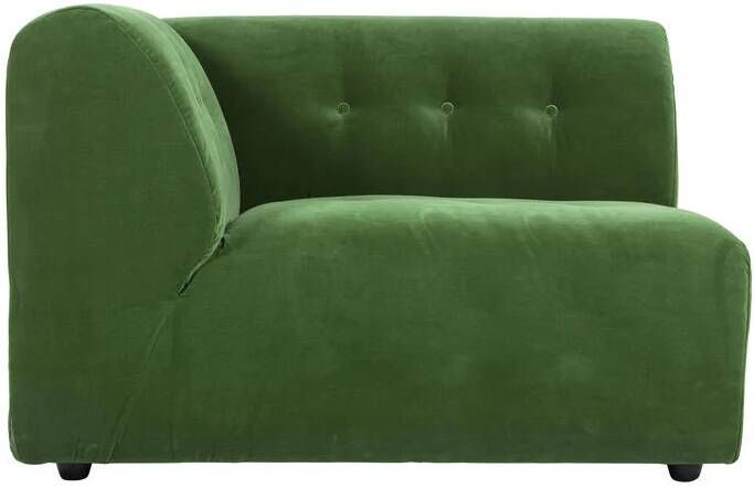 HKLIVING Vint Bank Element 1 5-zitsbank Links Royal Velvet Groen
