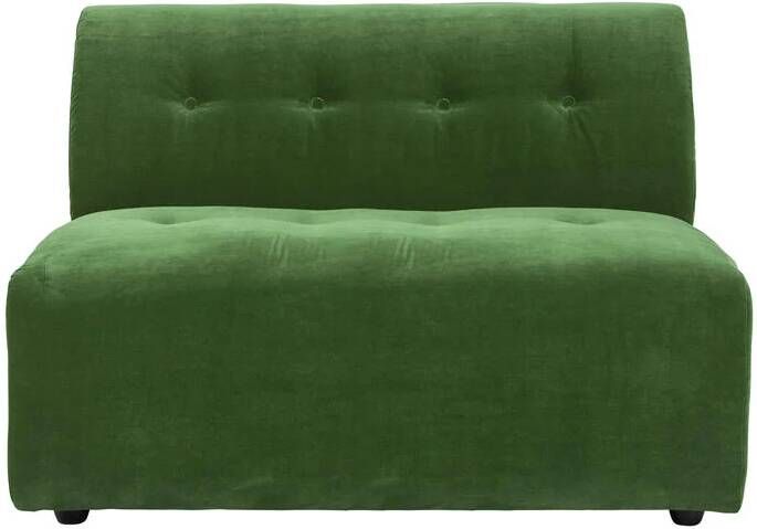 HKLIVING Vint Bank Element 1 5-zitsbank Middenstuk Royal Velvet Groen