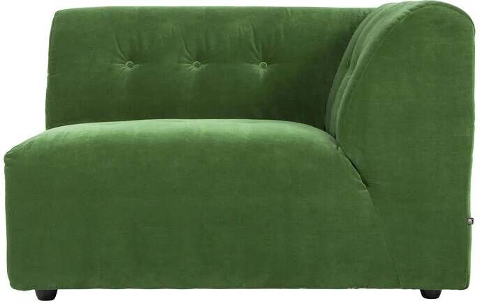 HKLIVING Vint Bank Element 1 5-zitsbank Rechts Royal Velvet Groen