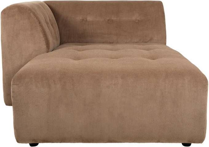 HKLIVING Vint Bank Element Divan Links Corduroy Rib Bruin