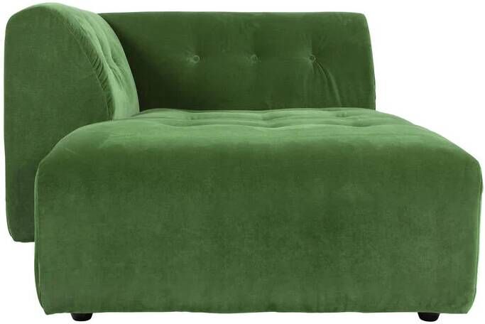 HKLIVING Vint Bank Element Divan Links Royal Velvet Groen