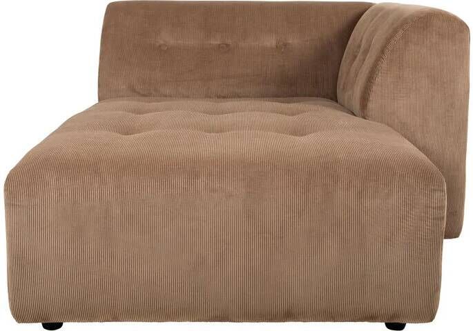 HKLIVING Vint Bank Element Divan Rechts Corduroy Rib Bruin