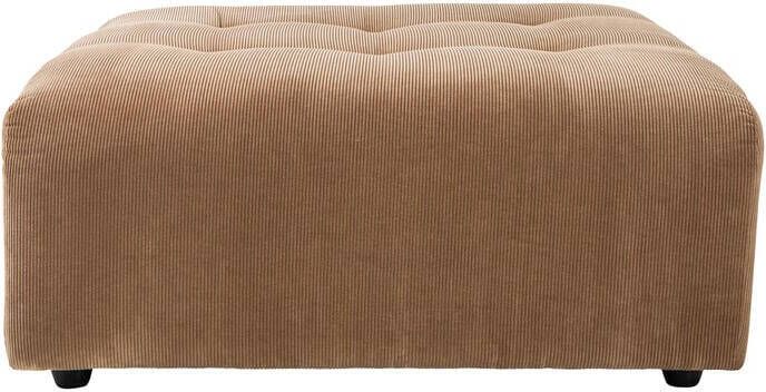 HKLIVING Vint Bank Element Hocker Corduroy Rib Bruin